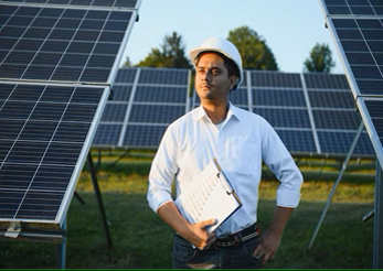 indian male engineer working field solar panels concept renewable energy_255667 62919